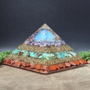 orgonite piramide bol opaliet multi